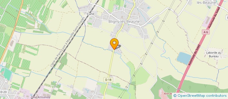 localisation de l'entreprise SCI LE CLOS DE BELIGNY  BLIGNY-LES-BEAUNE