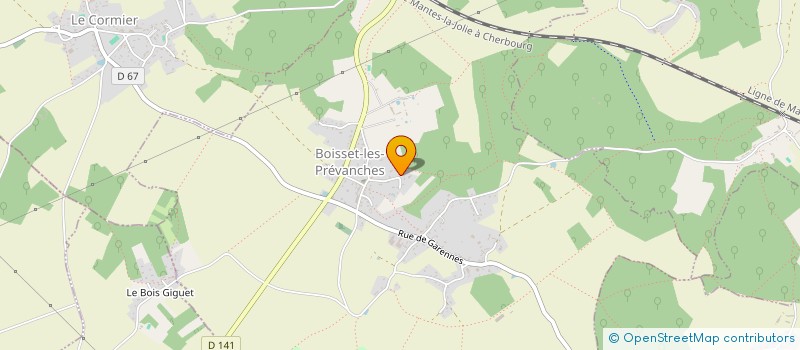 localisation de l'entreprise SCI LE CLOS DE BOISSET  BOISSET-LES-PREVANCHES