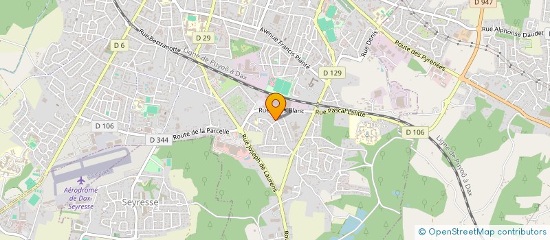 localisation de l'entreprise SCI LE CLOS DE CANARIN à DAX