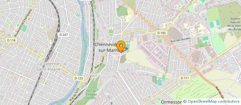localisation de l'entreprise SCI LE CLOS DE CHENNEVIERES à CHENNEVIERES-SUR-MARNE