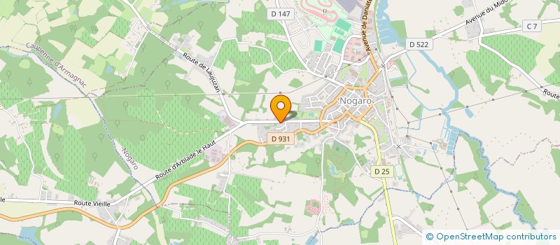 localisation de l'entreprise SCI LE CLOS DE COMPOSTELLE  NOGARO