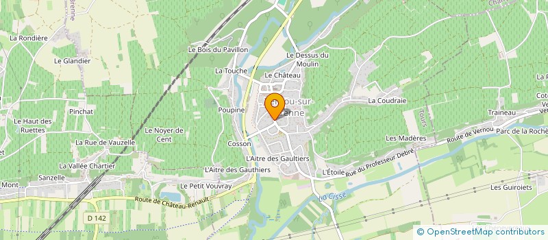 localisation de l'entreprise SCI LE CLOS DE COSSON à VERNOU-SUR-BRENNE