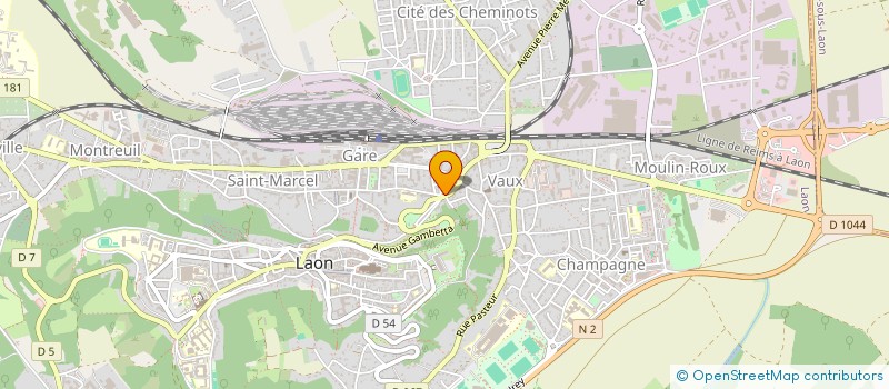 localisation de l'entreprise SCI LE CLOS DE CRECY à LAON