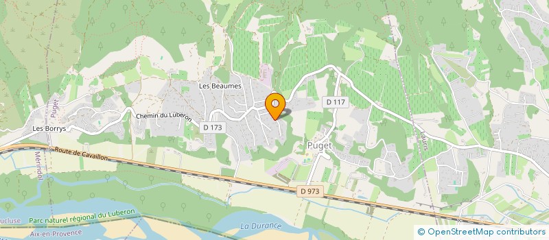 localisation de l'entreprise SCI LE CLOS DE JO  PUGET