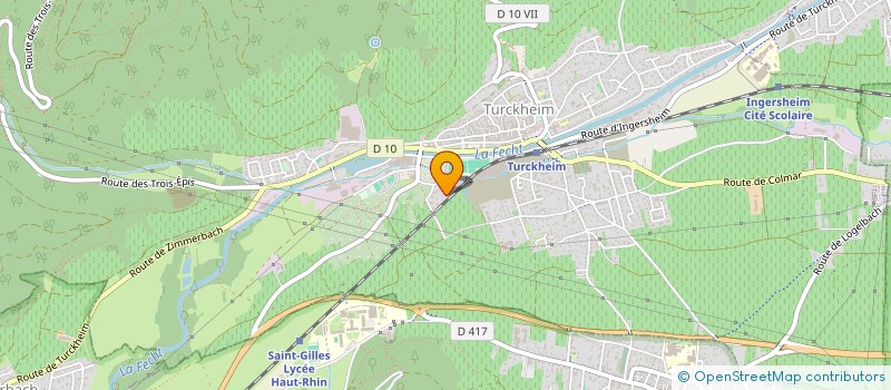 localisation de l'entreprise SCI LE CLOS DE L'ETUDIANT  TURCKHEIM