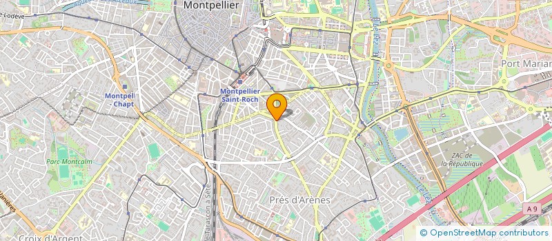 localisation de l'entreprise SCI LE CLOS DE L'OCTROI à MONTPELLIER