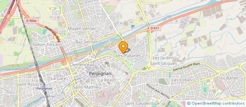 localisation de l'entreprise SCI LE CLOS DE L'ORANGERAIE II à PERPIGNAN