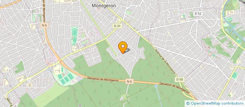 localisation de l'entreprise SCI LE CLOS DE L'OREE à MONTGERON