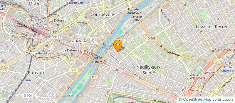 localisation de l'entreprise SCI LE CLOS DE LA CHAINE à NEUILLY-SUR-SEINE