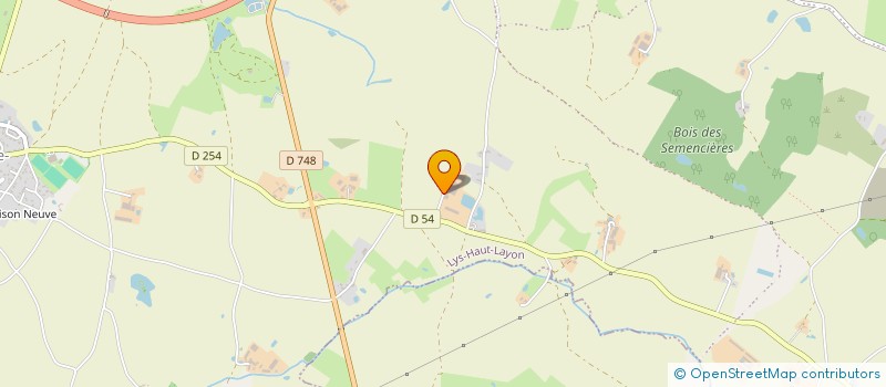 localisation de l'entreprise SCI LE CLOS DE LA DOUVE  MONTILLIERS