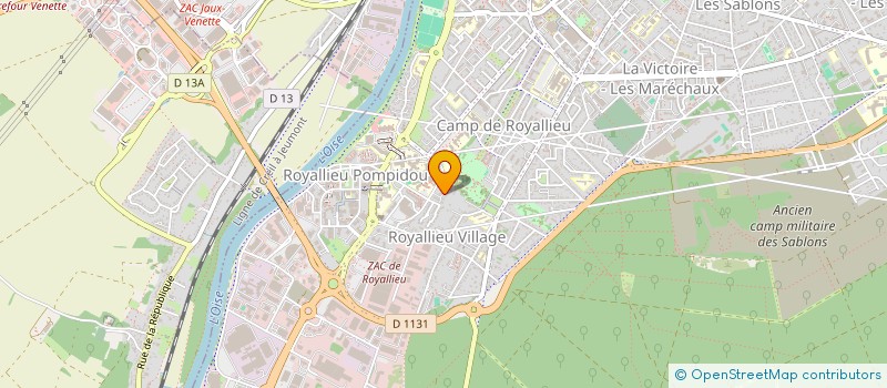localisation de l'entreprise SCI LE CLOS DE LA FERME à COMPIEGNE