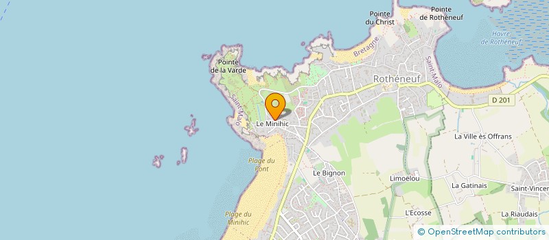 localisation de l'entreprise SCI LE CLOS DE LA GAGNERIE  SAINT-MALO