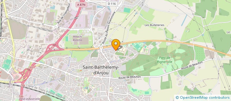 localisation de l'entreprise SCI LE CLOS DE LA GRANGE  SAINT-BARTHELEMY-D'ANJOU