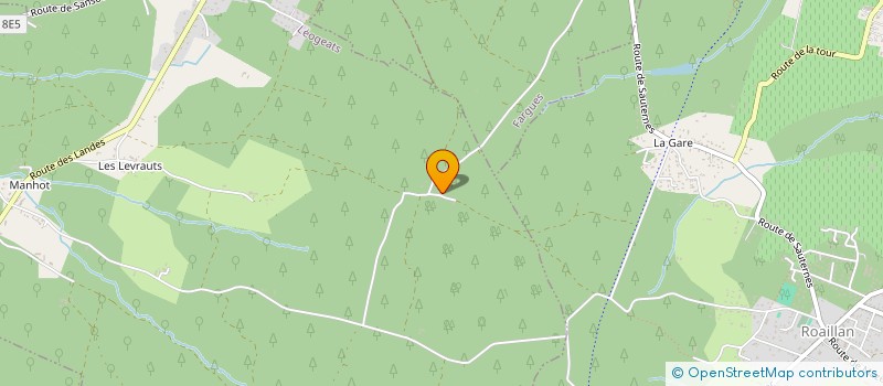 localisation de l'entreprise SCI LE CLOS DE LA LANDE  ROAILLAN