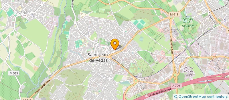 localisation de l'entreprise SCI LE CLOS DE LA MARTELLE  SAINT-JEAN-DE-VEDAS