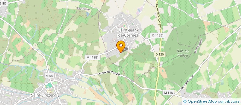 localisation de l'entreprise SCI LE CLOS DE LA PARAQUIE  SAINT-JEAN-DE-CORNIES