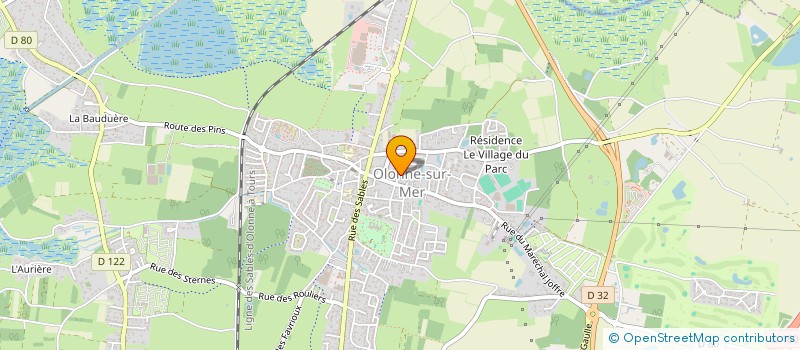 localisation de l'entreprise SCI LE CLOS DE LA PIRONNIERE à LES SABLES D'OLONNE