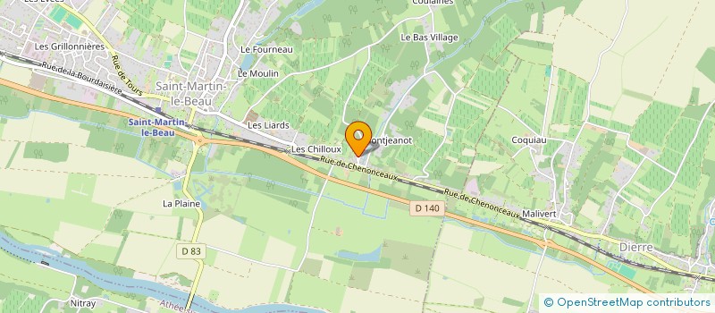 localisation de l'entreprise SCI LE CLOS DE LA ROCHE  AZAY SUR CHER