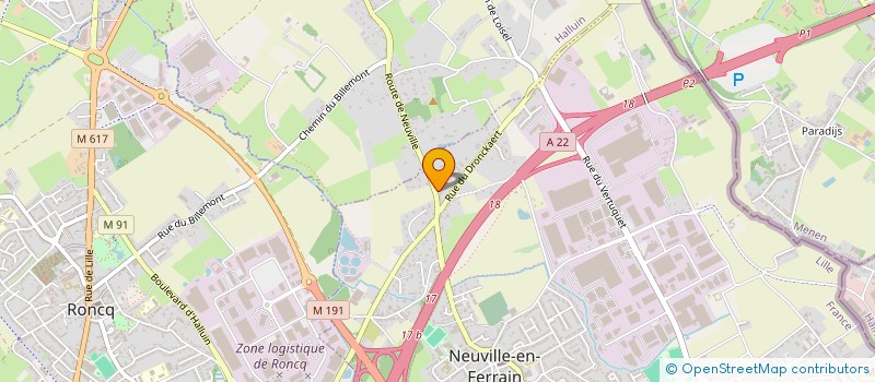 localisation de l'entreprise SCI LE CLOS DE LA TOUR à NEUVILLE-EN-FERRAIN