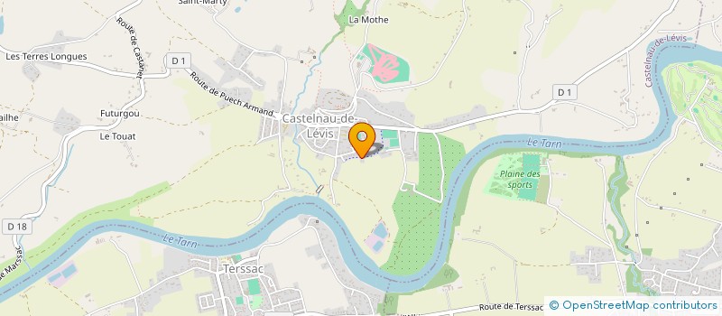 localisation de l'entreprise SCI LE CLOS DE LA VENELLE  FAYSSAC