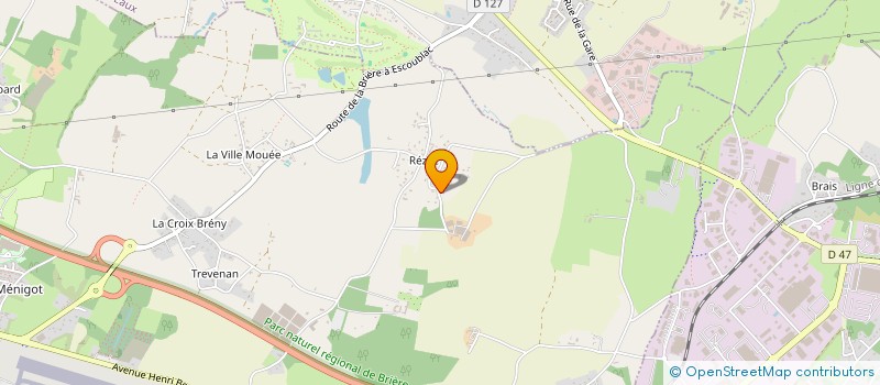 localisation de l'entreprise SCI LE CLOS DE LA VIGNE  LA BAULE-ESCOUBLAC