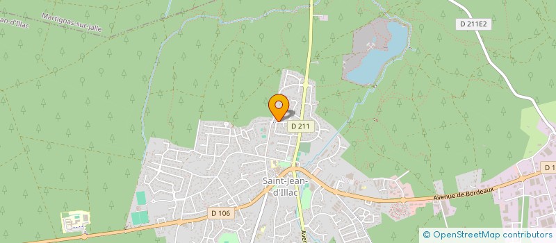 localisation de l'entreprise SCI LE CLOS DE LAUGEY  SAINT-JEAN-D'ILLAC