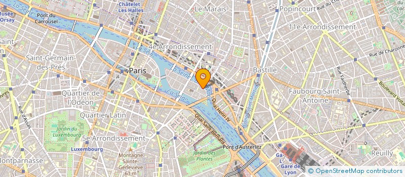 localisation de l'entreprise SCI LE CLOS DE LONGCHAMPS à PARIS
