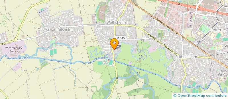 localisation de l'entreprise SCI LE CLOS DE LORRAINE  WOLFISHEIM