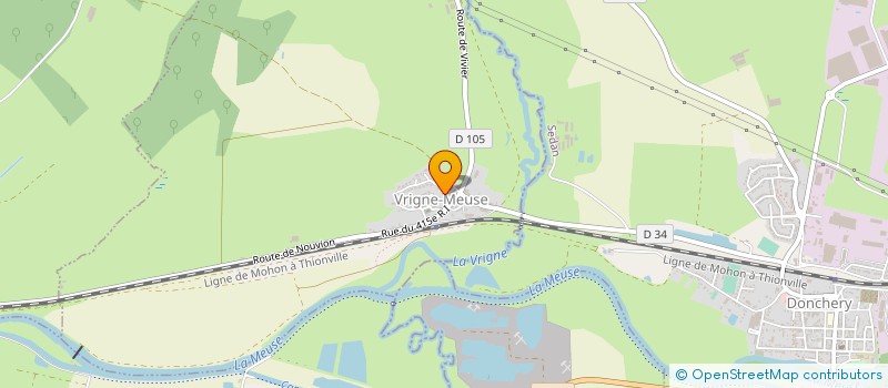 localisation de l'entreprise SCI LE CLOS DE MICHELLE  VRIGNE-MEUSE