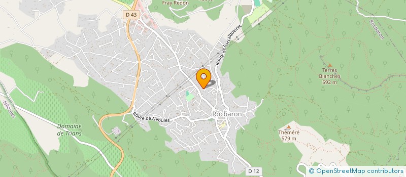 localisation de l'entreprise SCI LE CLOS DE NIMROD  ROCBARON