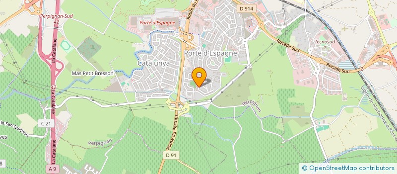 localisation de l'entreprise SCI LE CLOS DE PHILOMENE  PERPIGNAN