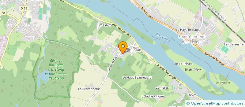 localisation de l'entreprise SCI LE CLOS DE PREBAN à GENNES-VAL-DE-LOIRE