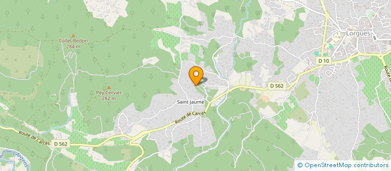 localisation de l'entreprise SCI LE CLOS DE SAINT JAUME  LORGUES