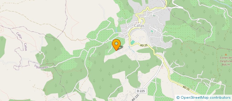 localisation de l'entreprise SCI LE CLOS DE SAINT JEAN  CALLAS