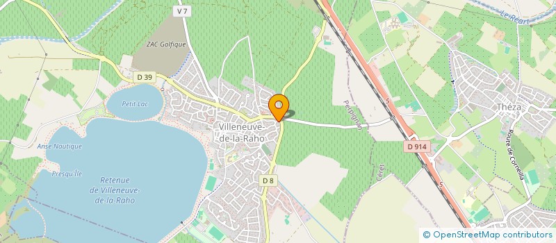 localisation de l'entreprise SCI LE CLOS DE SAINTE MARIE  VILLENEUVE-DE-LA-RAHO