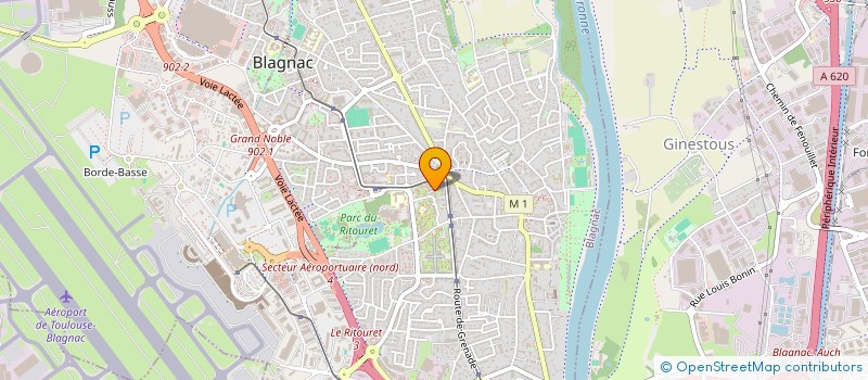 localisation de l'entreprise SCI LE CLOS DE ST PIERRE à BLAGNAC