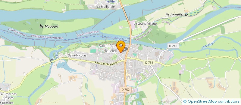 localisation de l'entreprise SCI LE CLOS DE VILLE  MAUGES-SUR-LOIRE