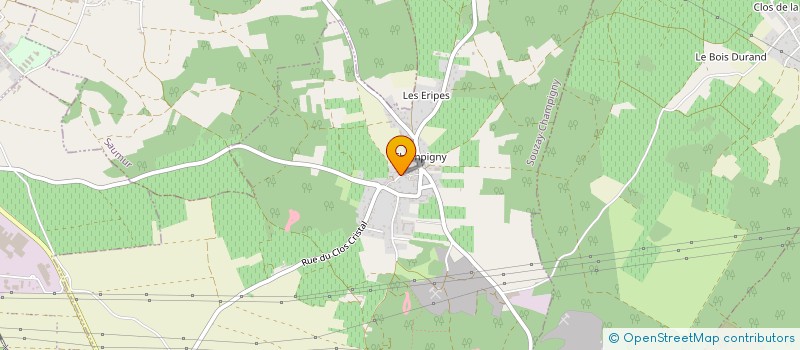 localisation de l'entreprise SCI LE CLOS DES ANGLES  DISTRE