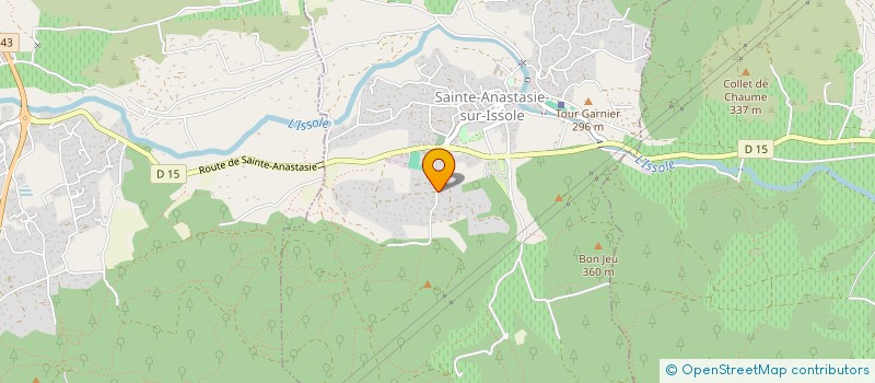 localisation de l'entreprise SCI LE CLOS DES ARTISTES  SAINTE-ANASTASIE-SUR-ISSOLE