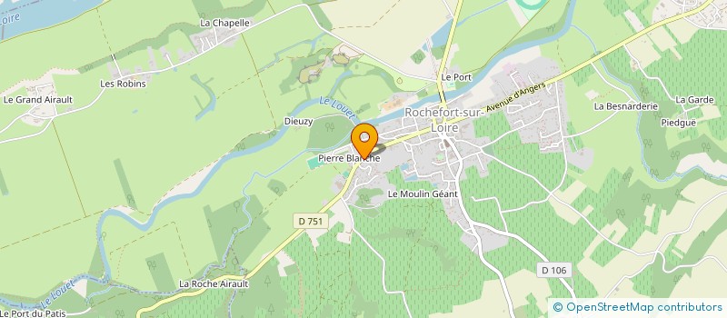 localisation de l'entreprise SCI LE CLOS DES BERGERS  ROCHEFORT-SUR-LOIRE