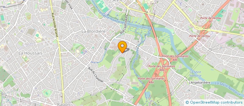 localisation de l'entreprise SCI LE CLOS DES CHENES  REZE