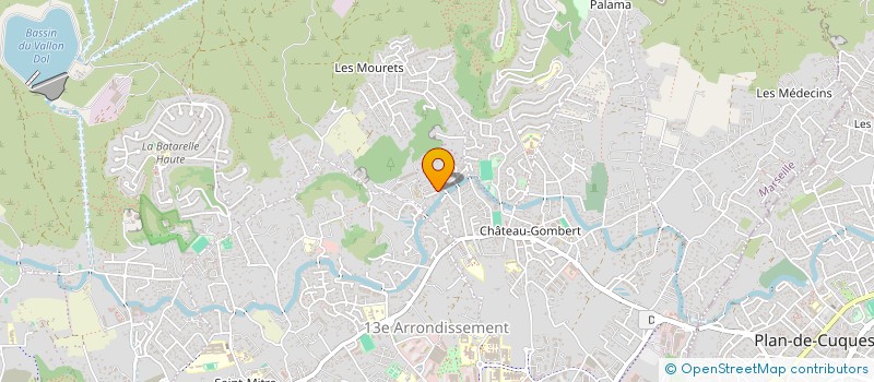 localisation de l'entreprise SCI LE CLOS DES CIGALES à MARSEILLE