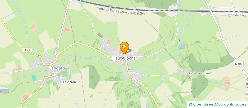 localisation de l'entreprise SCI LE CLOS DES CLARINES  LANGATTE