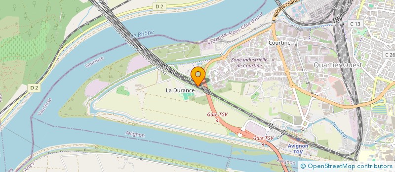 localisation de l'entreprise SCI LE CLOS DES CRILLONES  AVIGNON