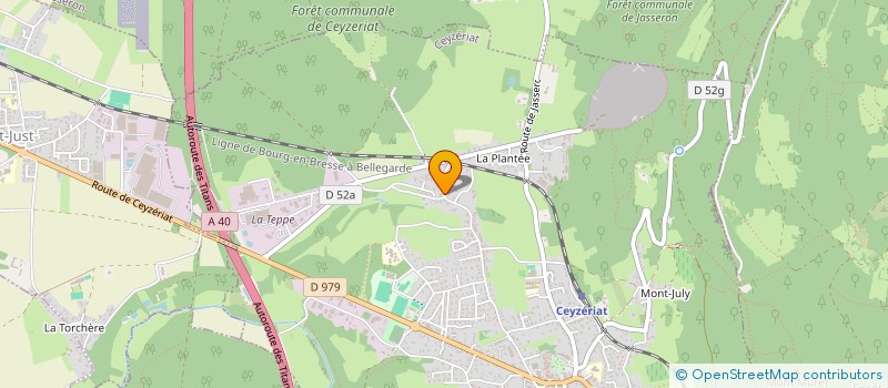 localisation de l'entreprise SCI LE CLOS DES ECHELLES à CEYZERIAT
