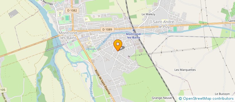 localisation de l'entreprise SCI LE CLOS DES FAUVETTES  MONTROND-LES-BAINS