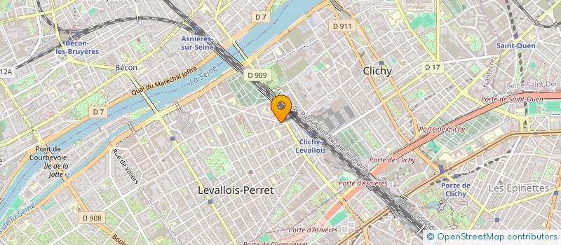 localisation de l'entreprise SCI LE CLOS DES FONTAINES à LEVALLOIS-PERRET