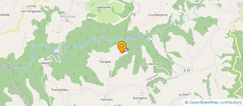 localisation de l'entreprise SCI LE CLOS DES GARRIGUES à CASSANIOUZE