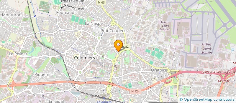 localisation de l'entreprise SCI LE CLOS DES GASCONS à COLOMIERS