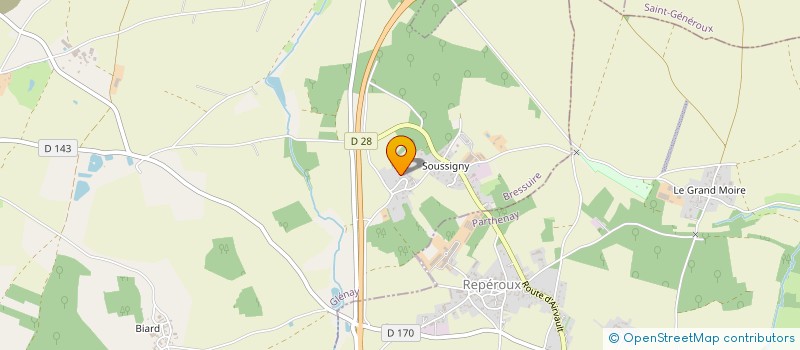 localisation de l'entreprise SCI LE CLOS DES GLYCINES  GLENAY